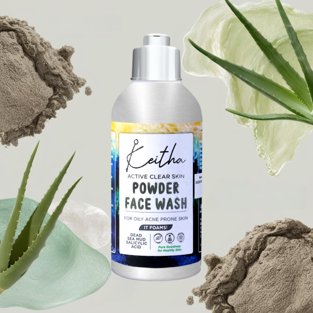 Keitha Dead Sea Mud Clear Skin Powder Face Wash for Unisex (4)