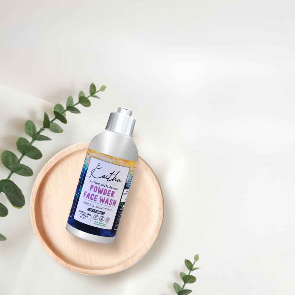 Keitha Unique Active Anti Aging Brazilian Purple Clay Powder Face Wash (3)
