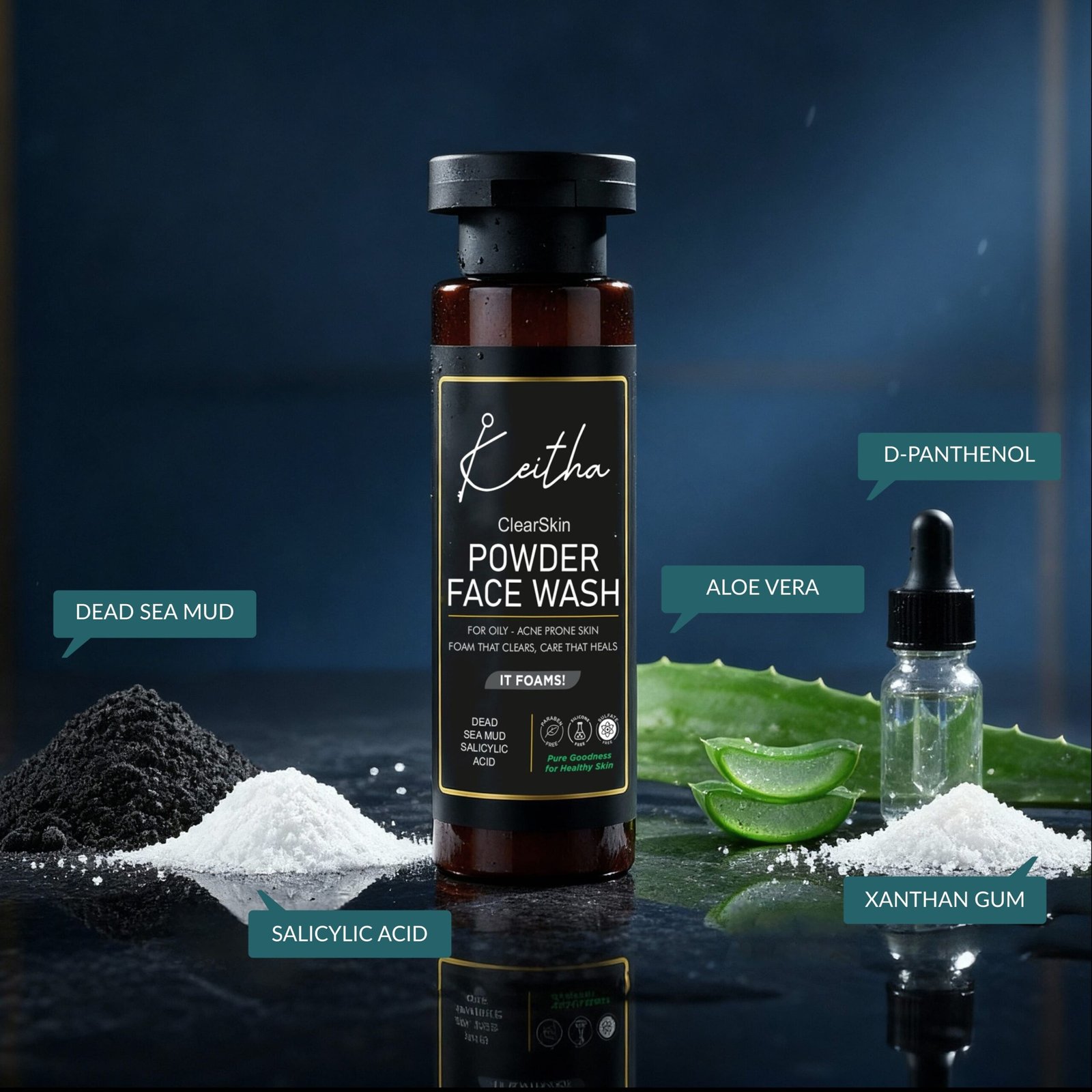 clearskin powder face wash