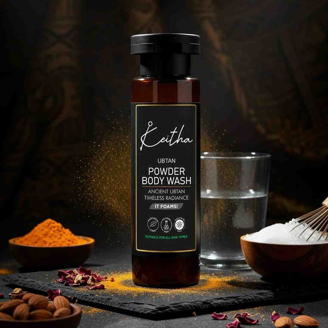 ubtan powder body wash